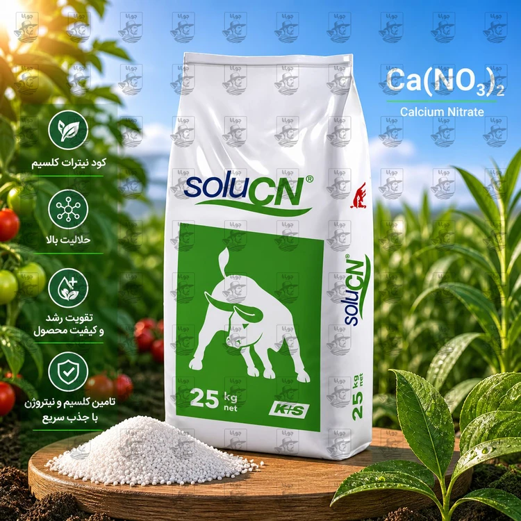 کود تقویتی نیترات کلسیم K+S آلمان پودر 25 کیلوگرم